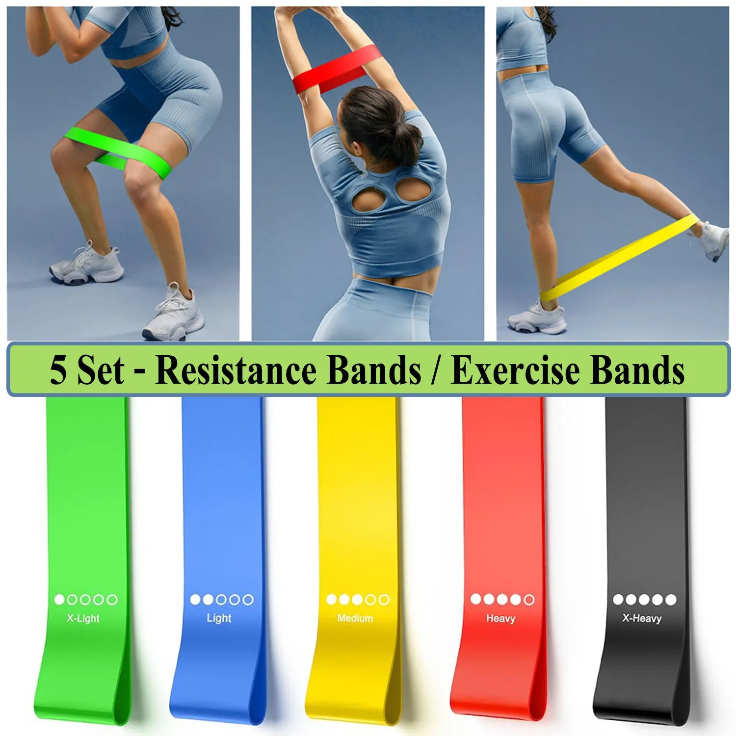 UltimateFlex 5-in-1 Resistance Bands Set