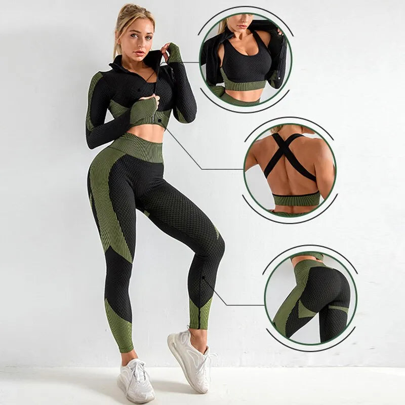 Seamless Workout Outfits Sets